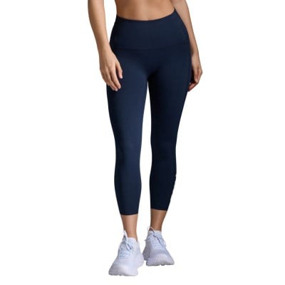 2XU Form Stash Hi-Rise Womens 7/8 Compression Tights - Midnight/Midnight