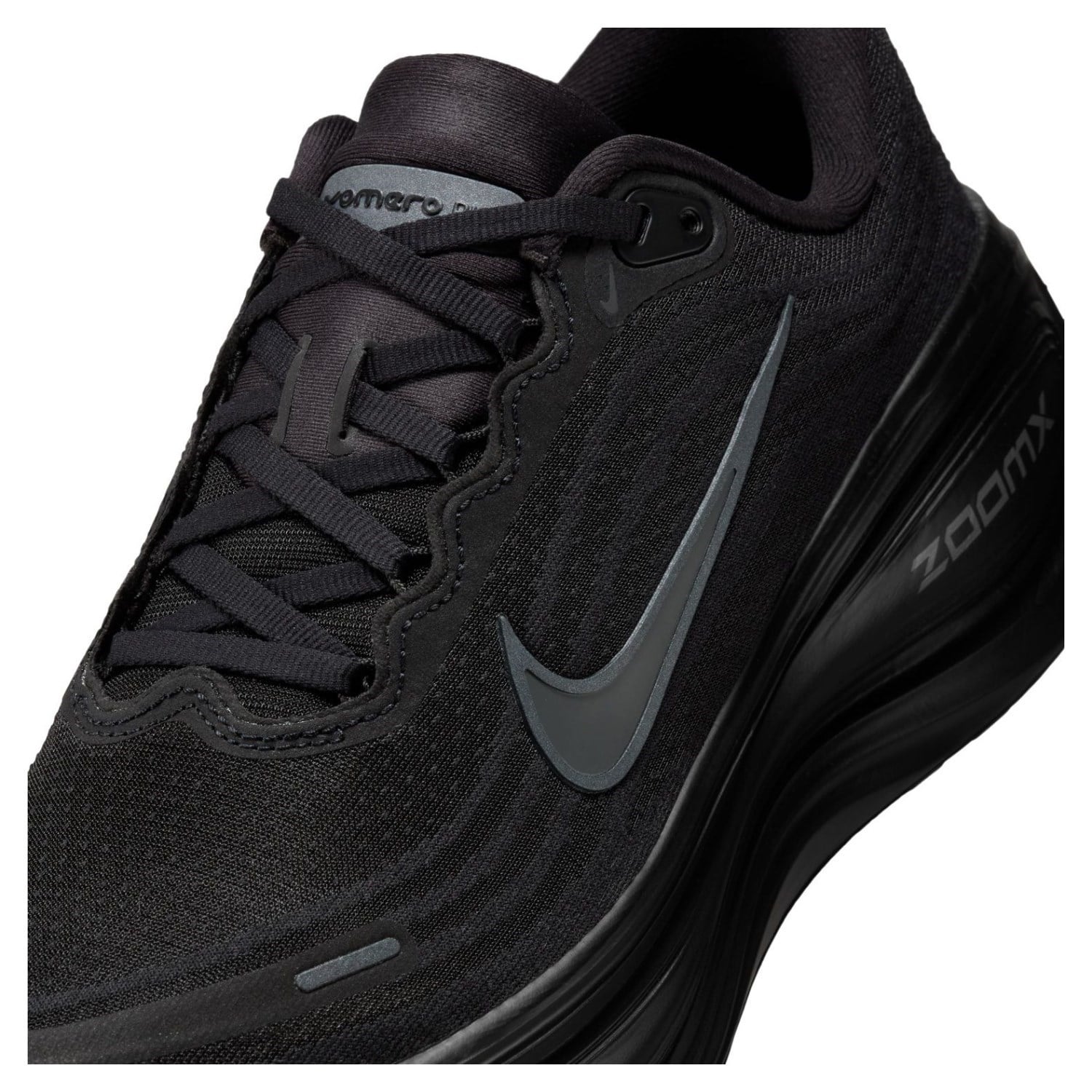 Nike Vomero Plus - Womens Running Shoes - Black/Dark Smoke Grey/Metallic Dark Grey