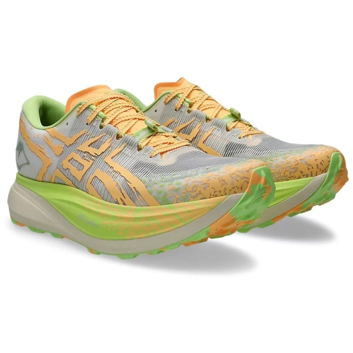 Asics Metafuji Trail - Unisex Trail Running Shoes - Cream/Orange Glow