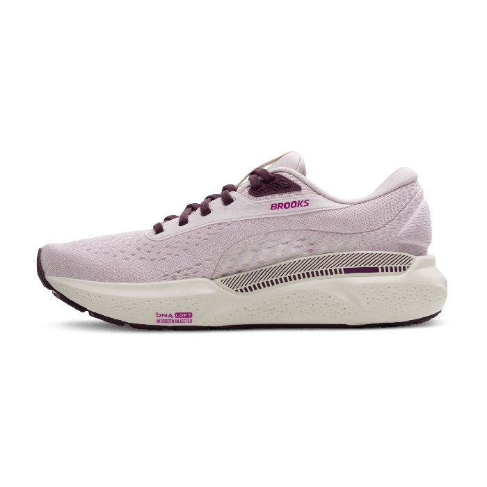 Brooks Adrenaline GTS 24 - Womens Running Shoes - Orchid/Coconut/Purple