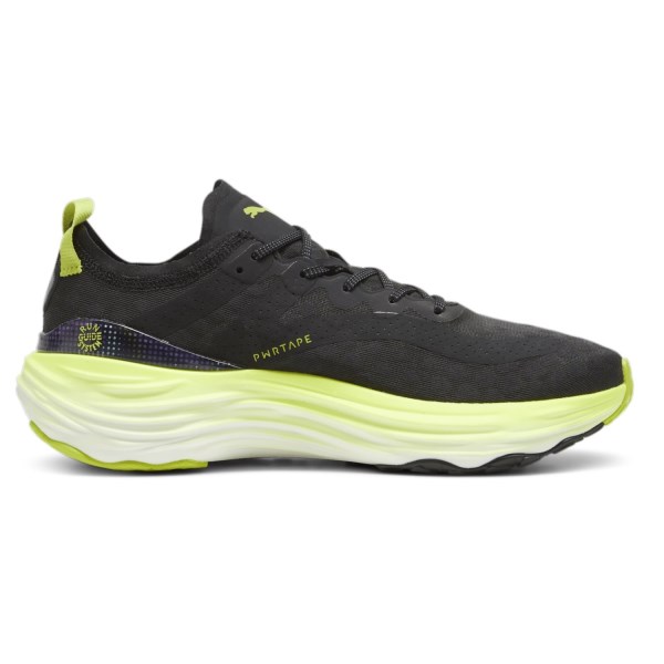 Puma ForeverRun Nitro - Mens Running Shoes - Black/Lime Pow/Mineral Gray