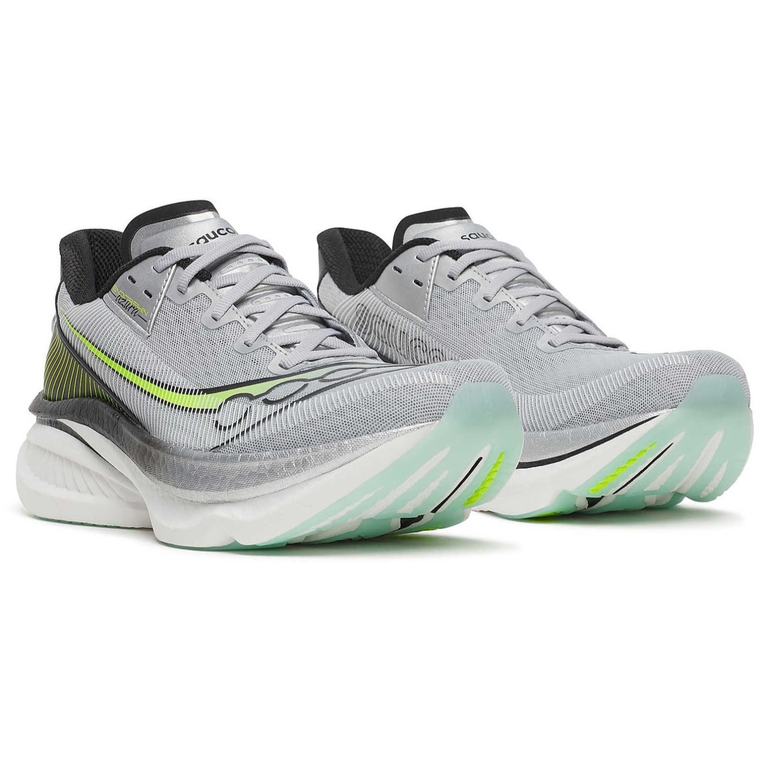 Saucony Endorphin Azura - Mens Running Shoes - Silver/Black