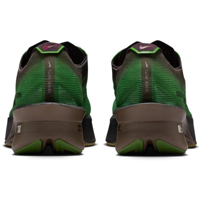 Nike ZoomX Vaporfly 4 - Our Pace Our Vib(e)bration - Mens Racing Shoes - Chlorophyll/Burgundy