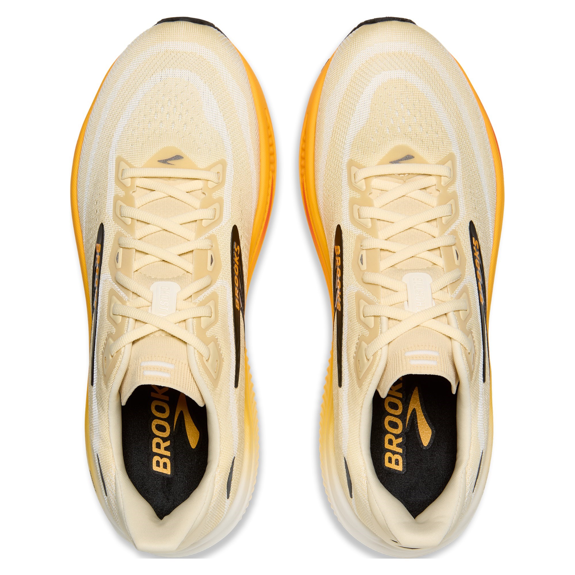 Brooks Ghost 18 - Mens Running Shoes - Rutabaga/Tigerlily/Orange - image 4
