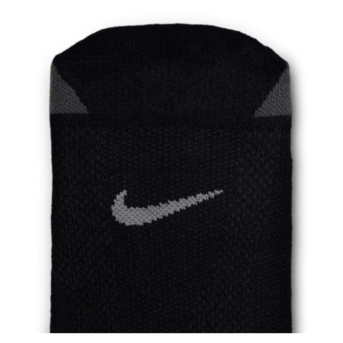 Nike Lightweight No Show Unisex Running Socks - Black/Dark Smoke Grey/Smoke Grey - image 3