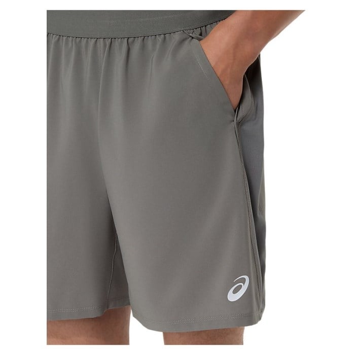 Asics Road 7 Inch Mens Shorts - Truffle Grey - image 4