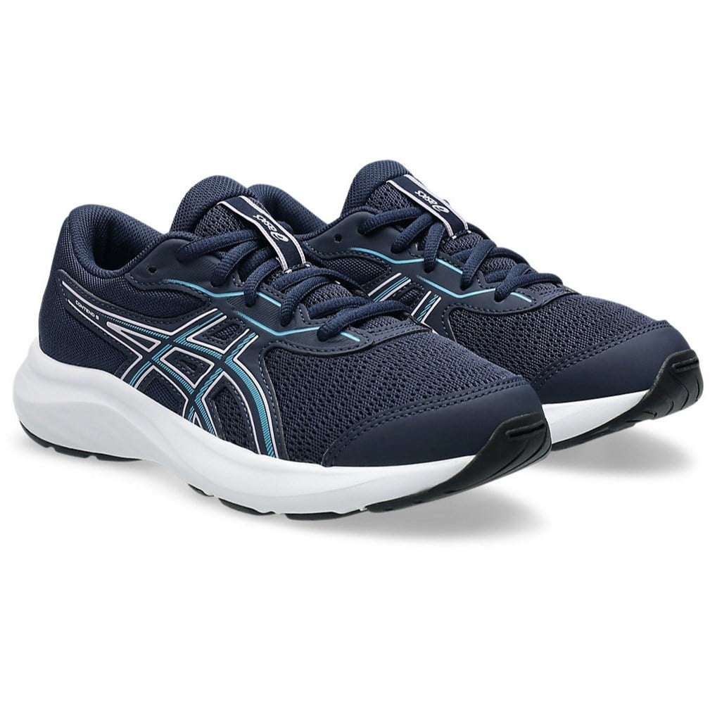 Asics Contend 9 GS - Kids Running Shoes - Midnight/Still Water