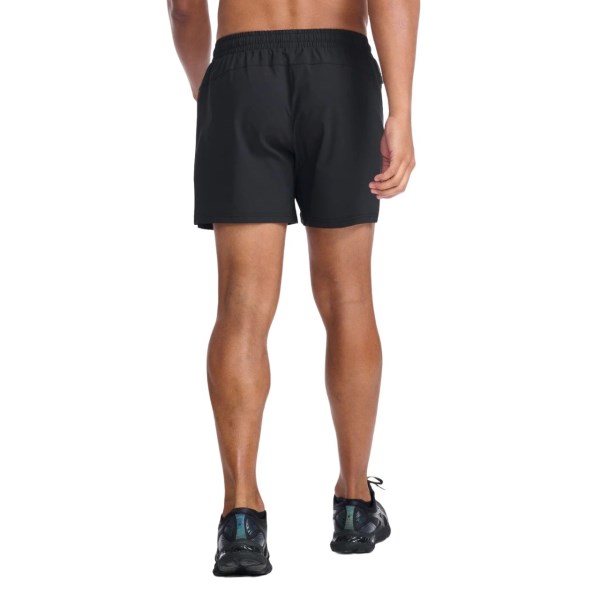 2XU Aspire 5 Inch Mens Running Shorts - Black/White