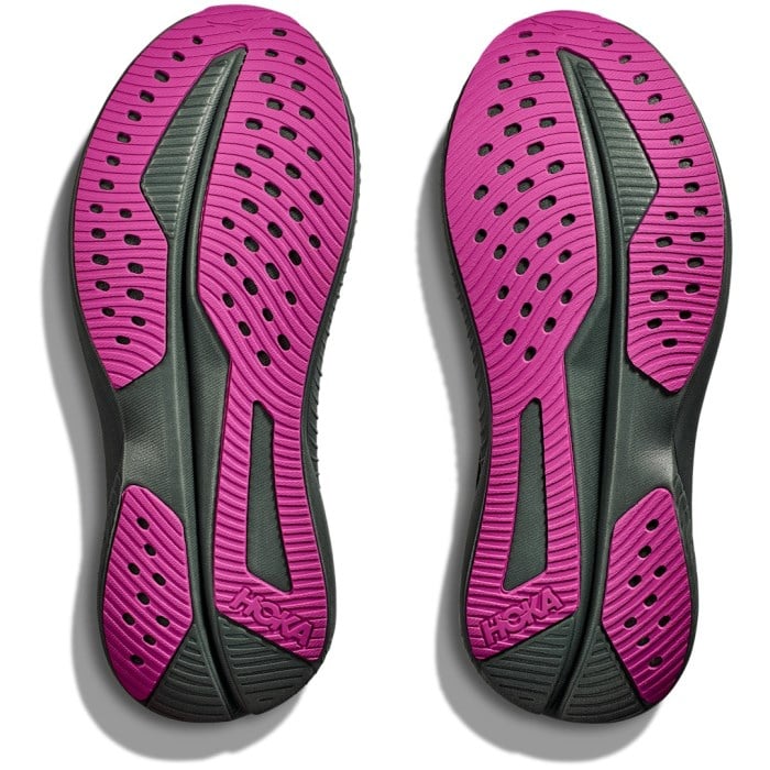 Hoka Mach 6 - Womens Running Shoes - Black/Fuchsia