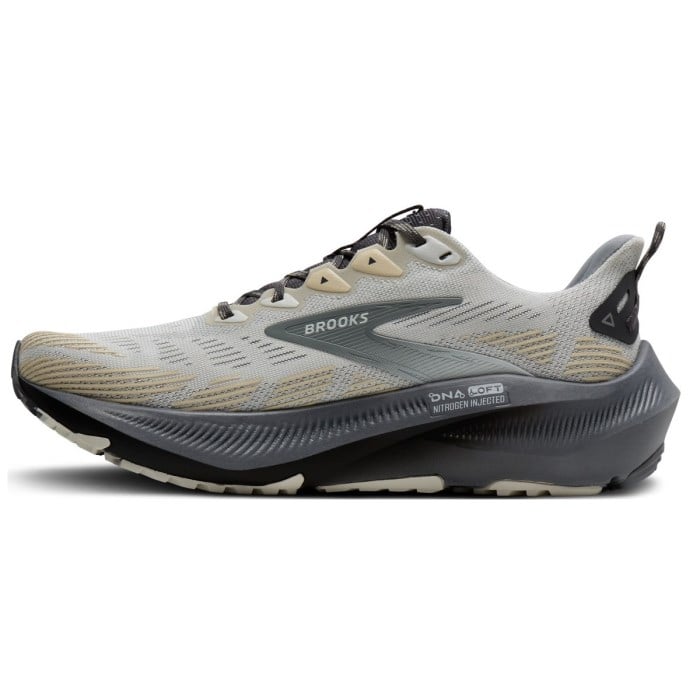 Brooks Ghost Trail - Mens Trail Running Shoes - Gray/Gray/Bleached Sand