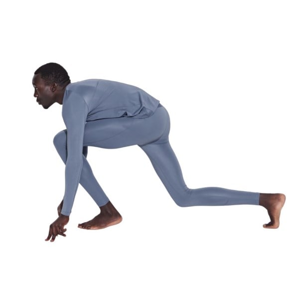 Skins Series-2 Mens Compression Long Tights - Blue Grey