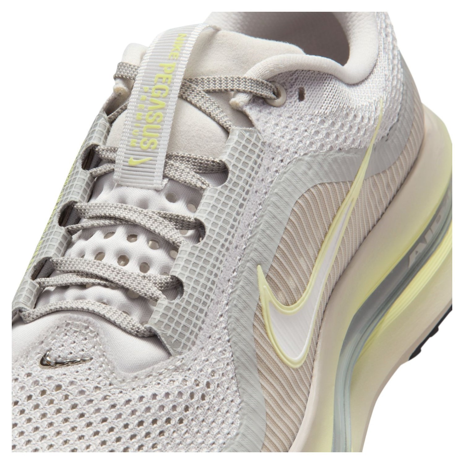 Nike Pegasus Premium - Womens Running Shoes - Moon Particle/Vast Grey/Life Lime
