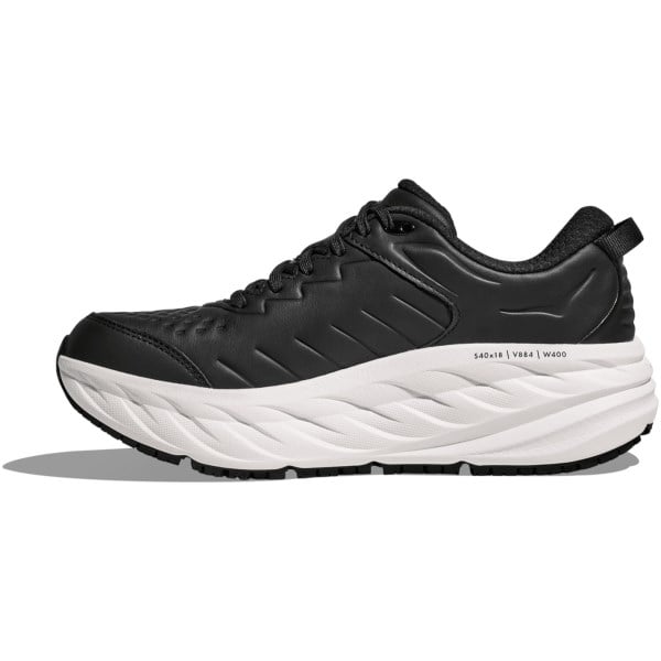 Hoka Bondi SR - Mens Walking Shoes - Carbon Black/White