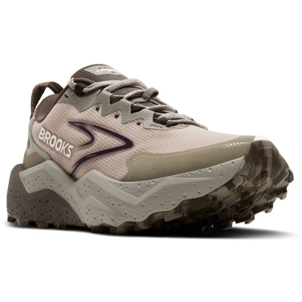 Brooks Caldera 8 - Womens Trail Running Shoes - Almond/Peach/Falcon