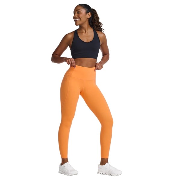 2XU Form Hi-Rise Womens Compression Tights - Nectarine/Nectarine