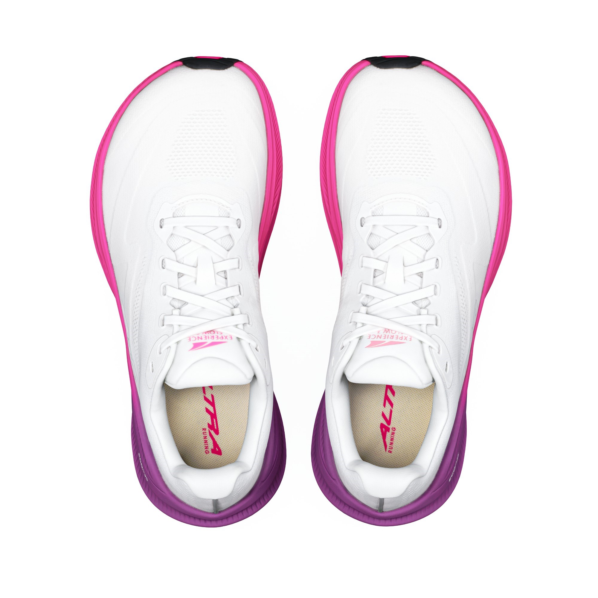 Altra Experience Flow 3 - Womens Running Shoes - White/Purple Cactus Flower/Knockout Pink - image 4