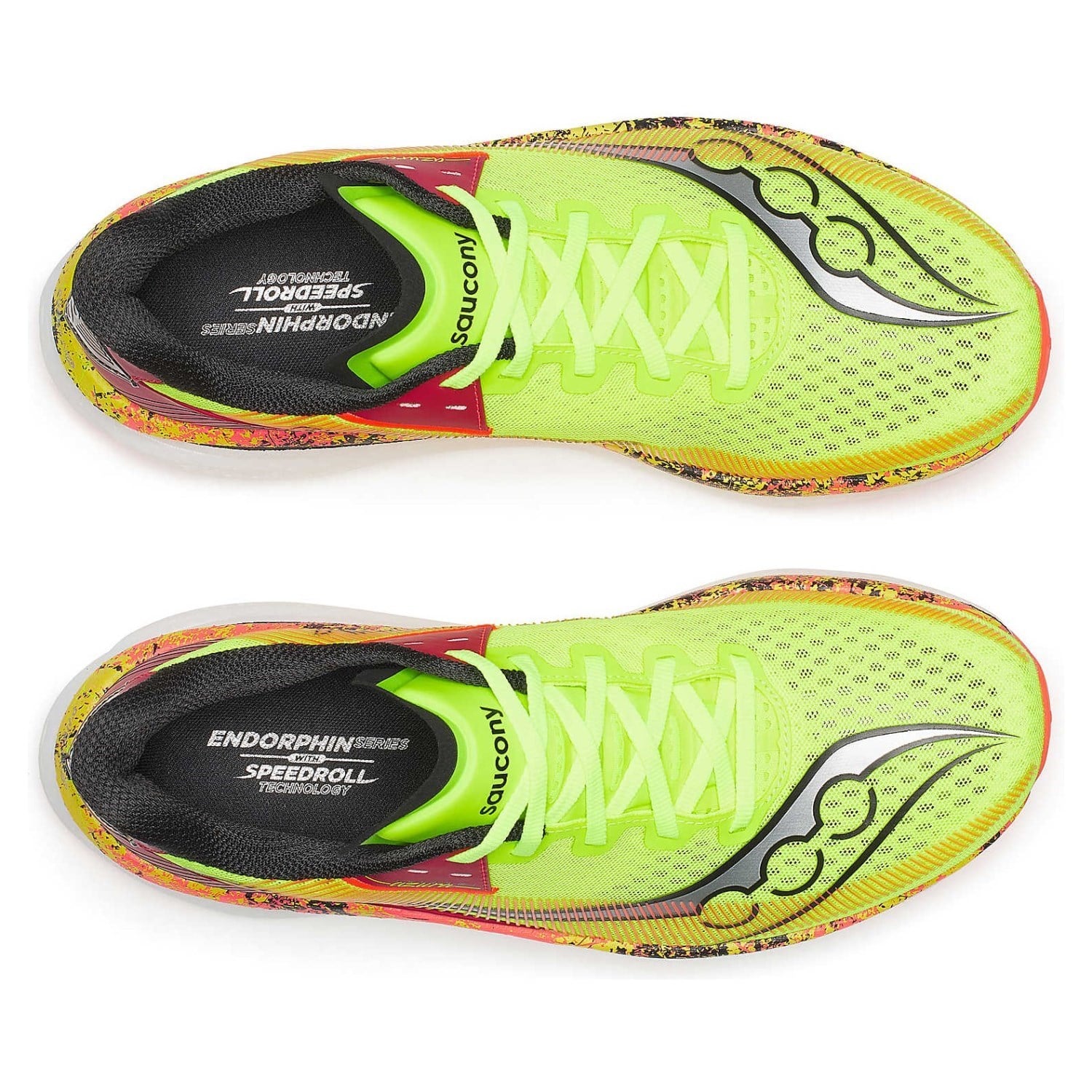 Saucony Endorphin Azura - Mens Running Shoes - Citron/Black