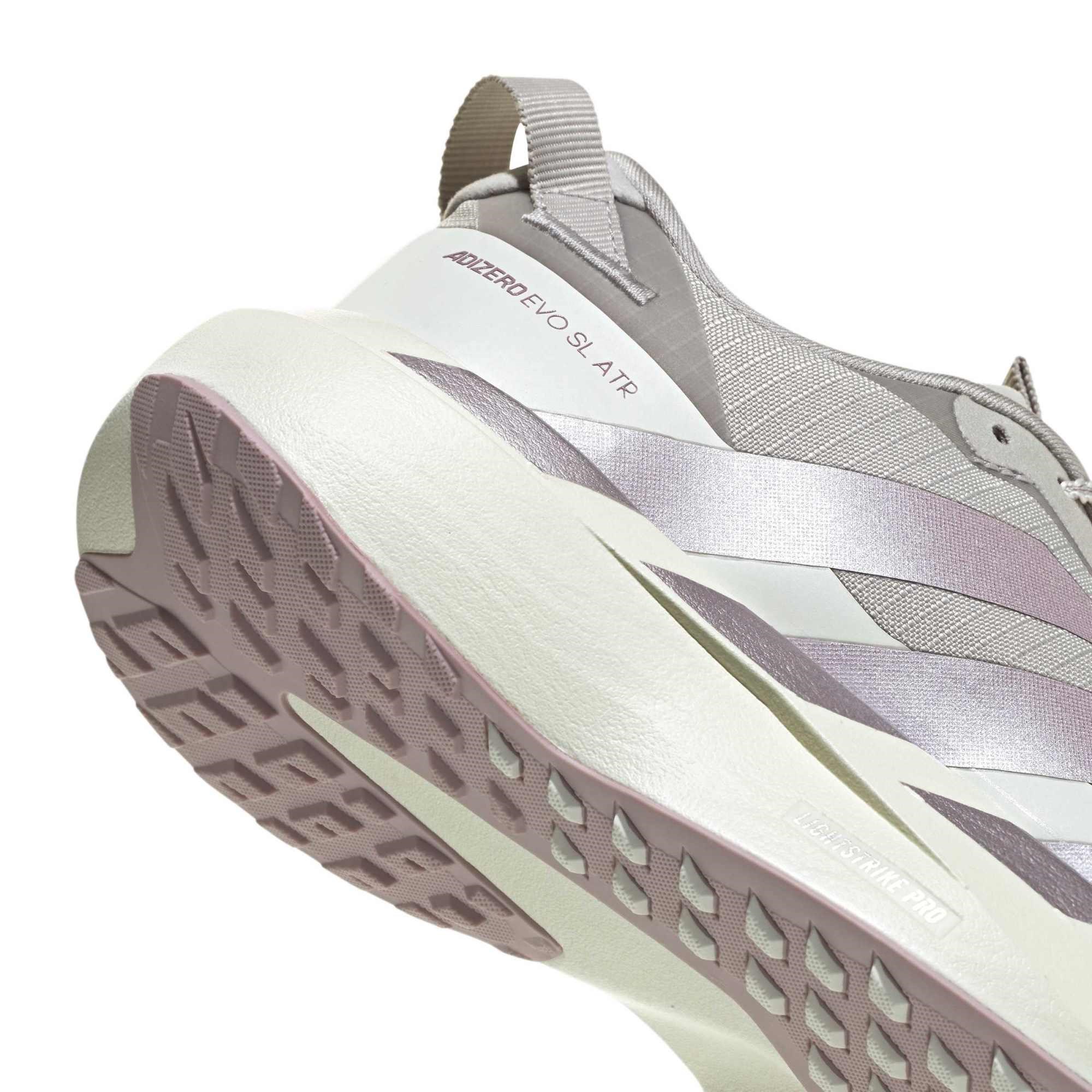 adidas Adizero Evo SL ATR - Womens Running Shoes - Grey One/Ice Purple/White Tint - image 7