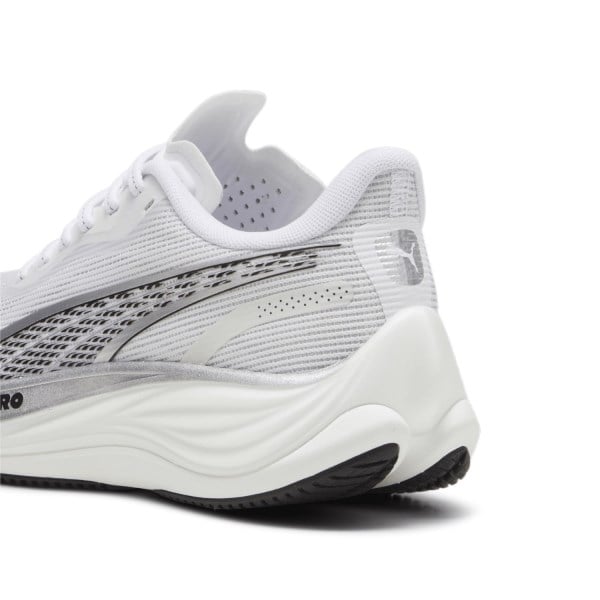 Puma Velocity Nitro - Womens Running Shoes - White/Silver/Black