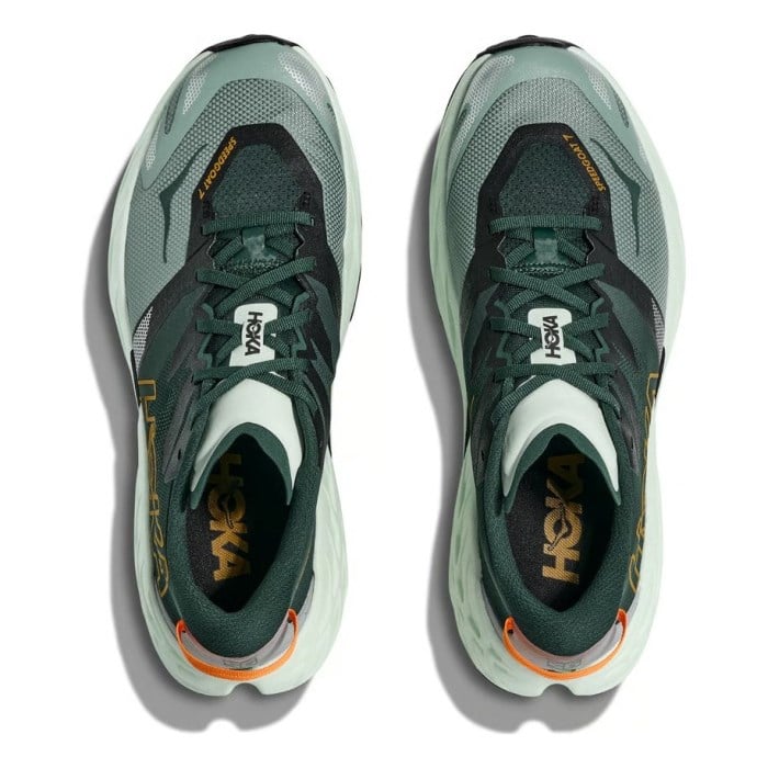 Hoka Speedgoat 7 - Mens Trail Running Shoes - Bay Leaf/Sea Glass