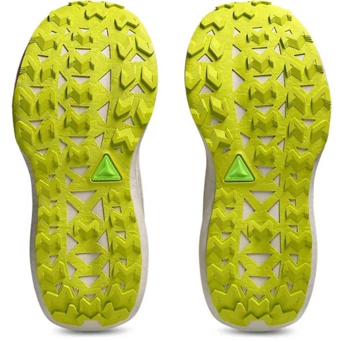 Asics Trabuco Max 5 - Womens Trail Running Shoes - Mineral Beige/Aurora Green