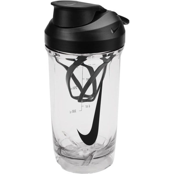 Nike Recharge Shaker Sports Water Bottle - 473ml - Clear/Black