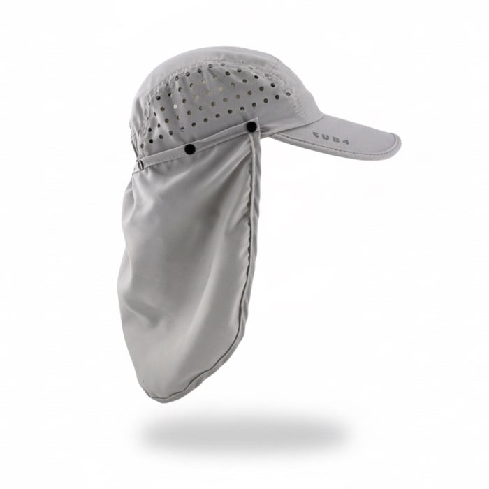 SUB4 Ultra Long Distance Legionnaires Running Cap - Cool Grey