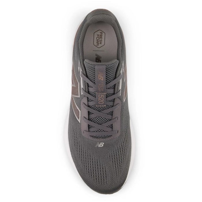 New Balance 520v9 - Mens Running Shoes - Castlerock/Earth Shadow/Urgent Red