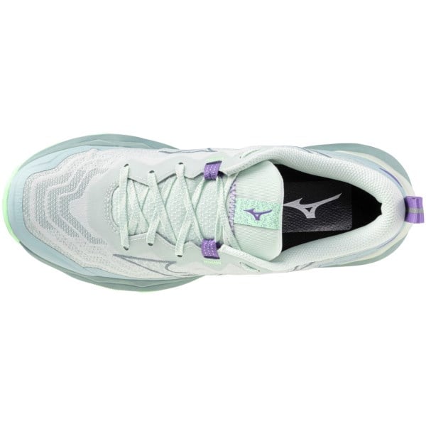 Mizuno Wave Daichi 9 - Womens Trail Running Shoes - Hint of Mint/Citadel Ether