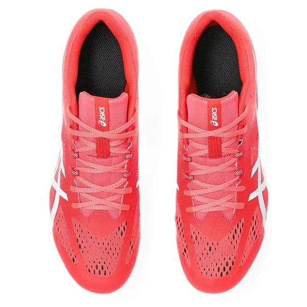Asics Hyper MD 8 - Mens Middle Distance Track Spikes - Diva Pink/White
