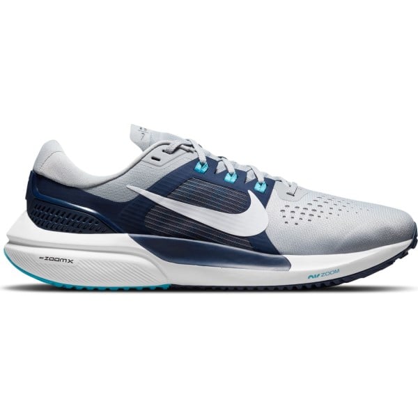 Nike Air Zoom Vomero 15 - Mens Running Shoes - Wolf Grey/White/Midnight Navy
