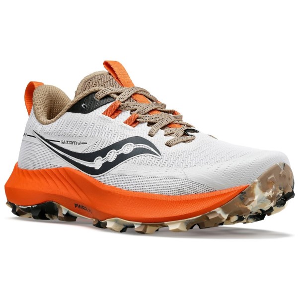 Saucony Peregrine 13 - Womens Trail Running Shoes - Fog/Zenith