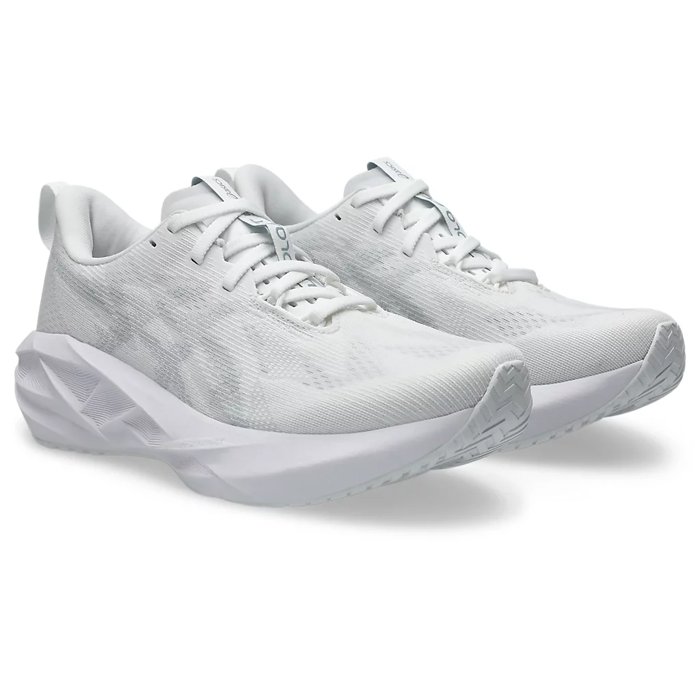 Asics NovaBlast 5 - Womens Running Shoes - White/Piedmont Grey