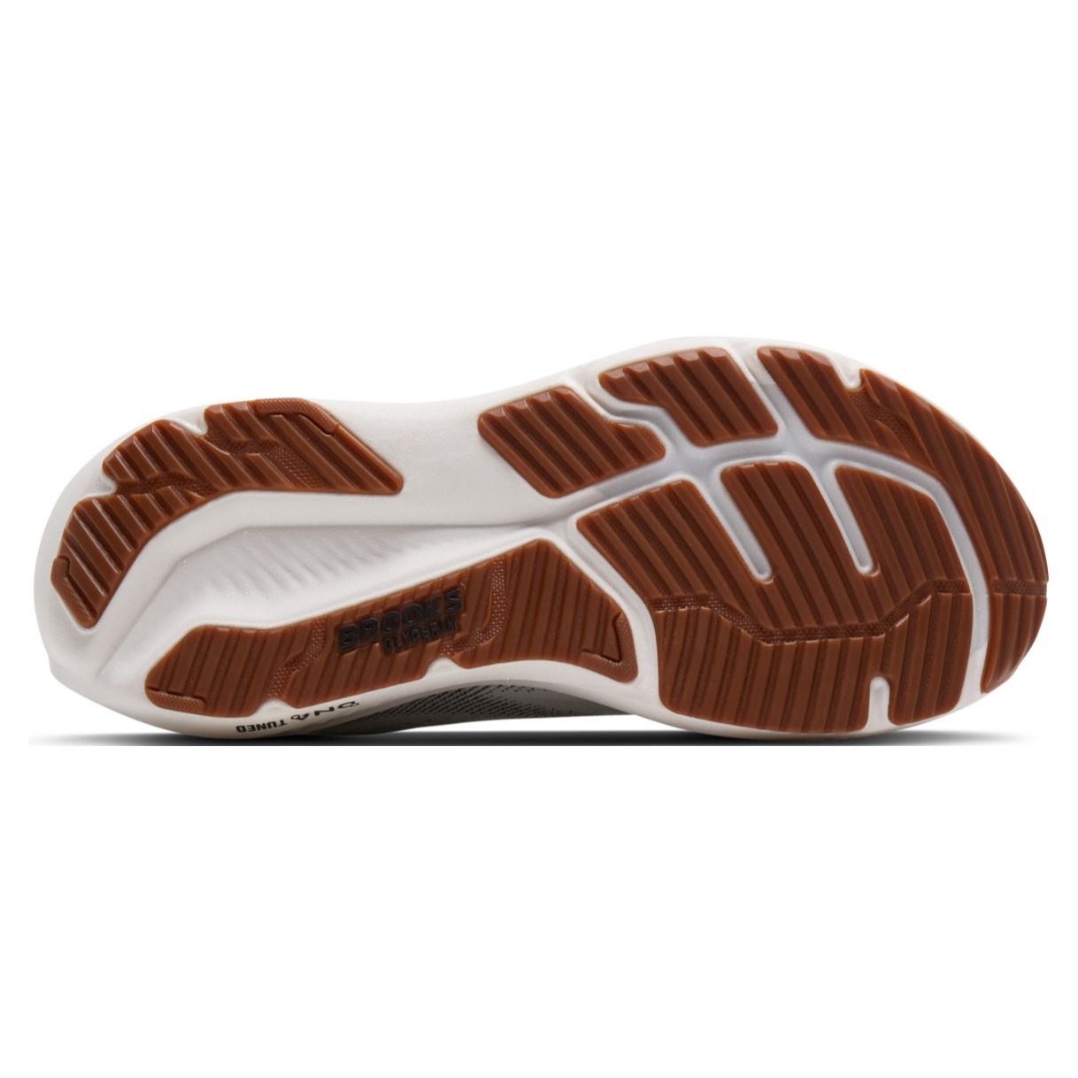 Brooks Glycerin 23 - Mens Running Shoes - White/Black/Gum