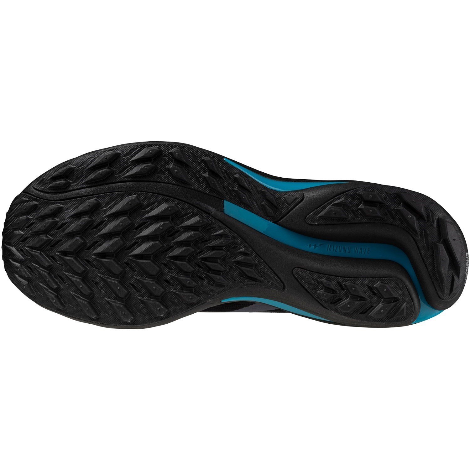 Mizuno Wave Rider GTX 3 - Mens Trail Running Shoes - Black Sand/Odyssey Grey/Capri Breeze