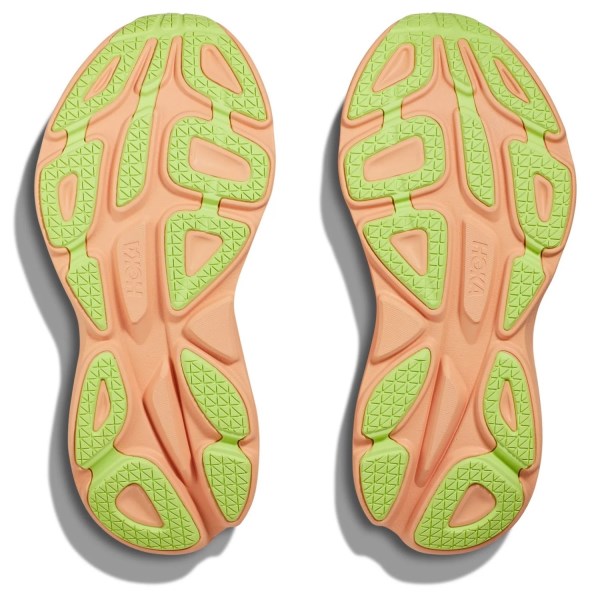 Hoka Bondi 8 - Womens Running Shoes - Coral/Papaya