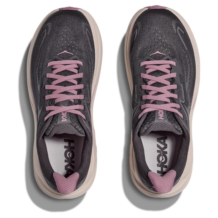 Hoka Clifton 10 - Womens Running Shoes - Galaxy/Dried Rose - image 3