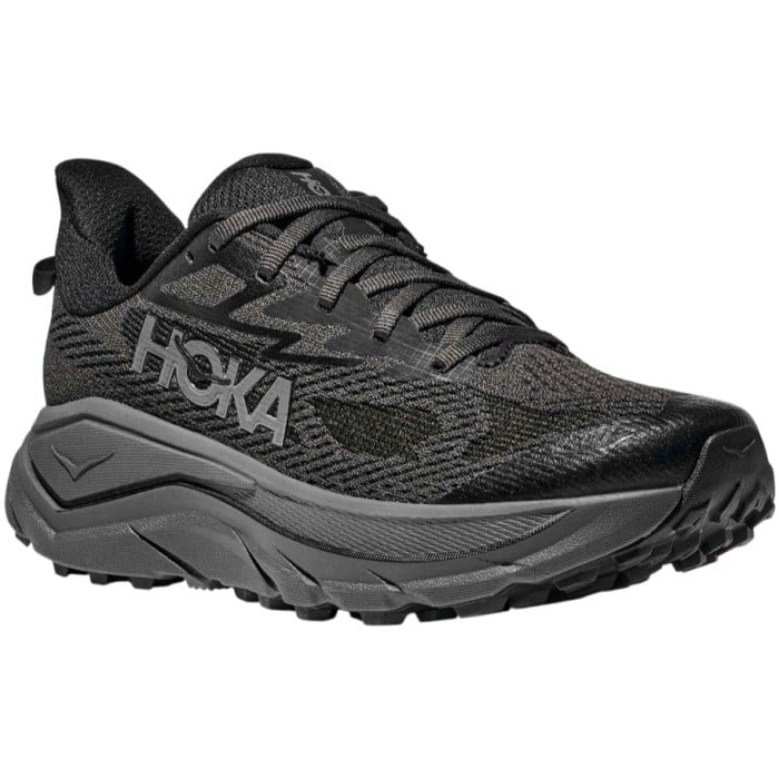 Hoka Challenger 8 - Womens Trail Running Shoes - Black/Outer Orbit