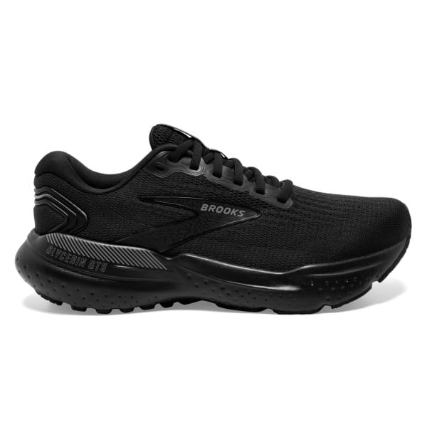 Brooks Glycerin GTS 21 - Mens Running Shoes - Black/Black/Ebony