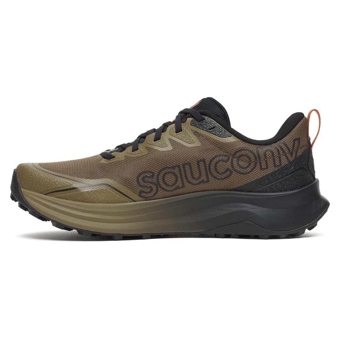 Saucony Peregrine 16 - Mens Trail Running Shoes - Field/Black - image 3