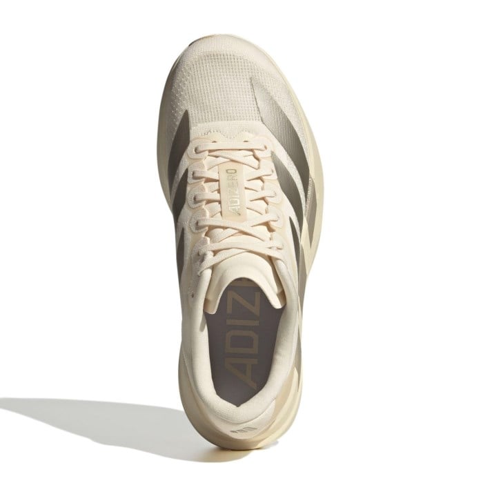 Adidas Adizero Evo SL - Womens Running Shoes - Wonder White/Cyber Metallic/Warm Vanilla