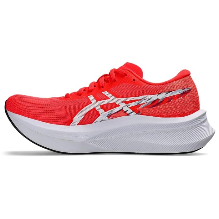 Asics Magic Speed 4 - Womens Road Racing Shoes - Flash Red/White
