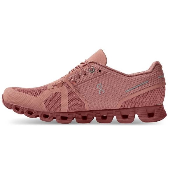 On Cloud Monochrome - Womens Running Shoes - Rose
