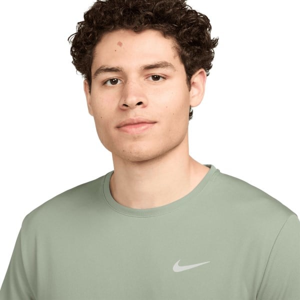 Nike Dri-Fit UV Miler Mens Running T-Shirt - Jade Horizon/Reflective Silver
