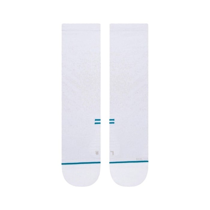 Stance Run Light Unisex Crew Socks - White - image 2