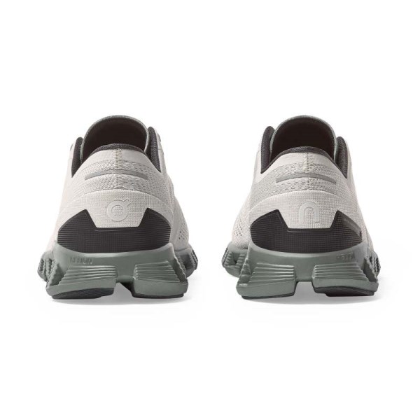On Cloud X - Mens Running Shoes - Glacier/Olive