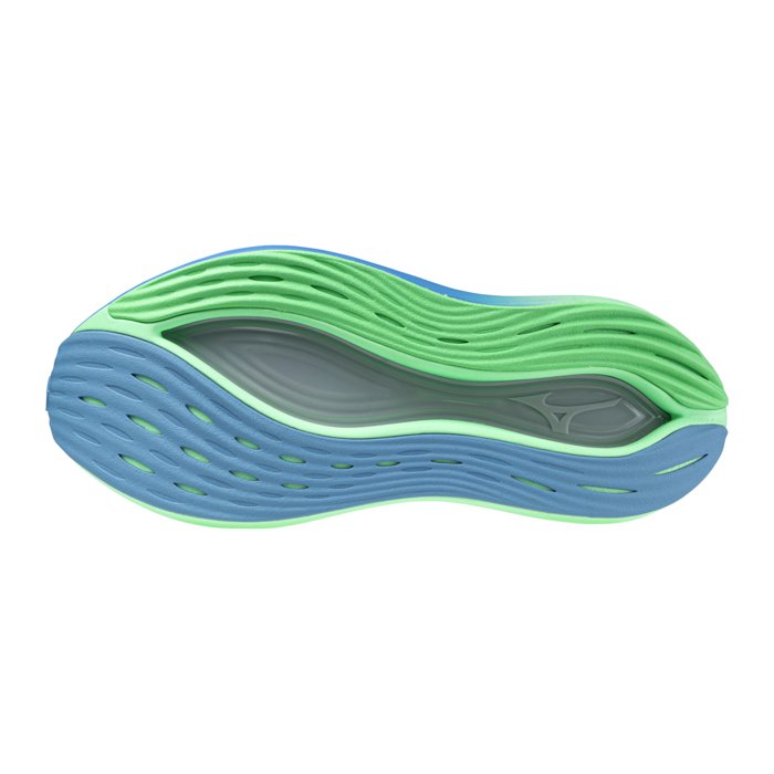 Mizuno Neo Vista - Mens Running Shoes - Nimbus Cloud/Vintage Indigo/Neo Mint