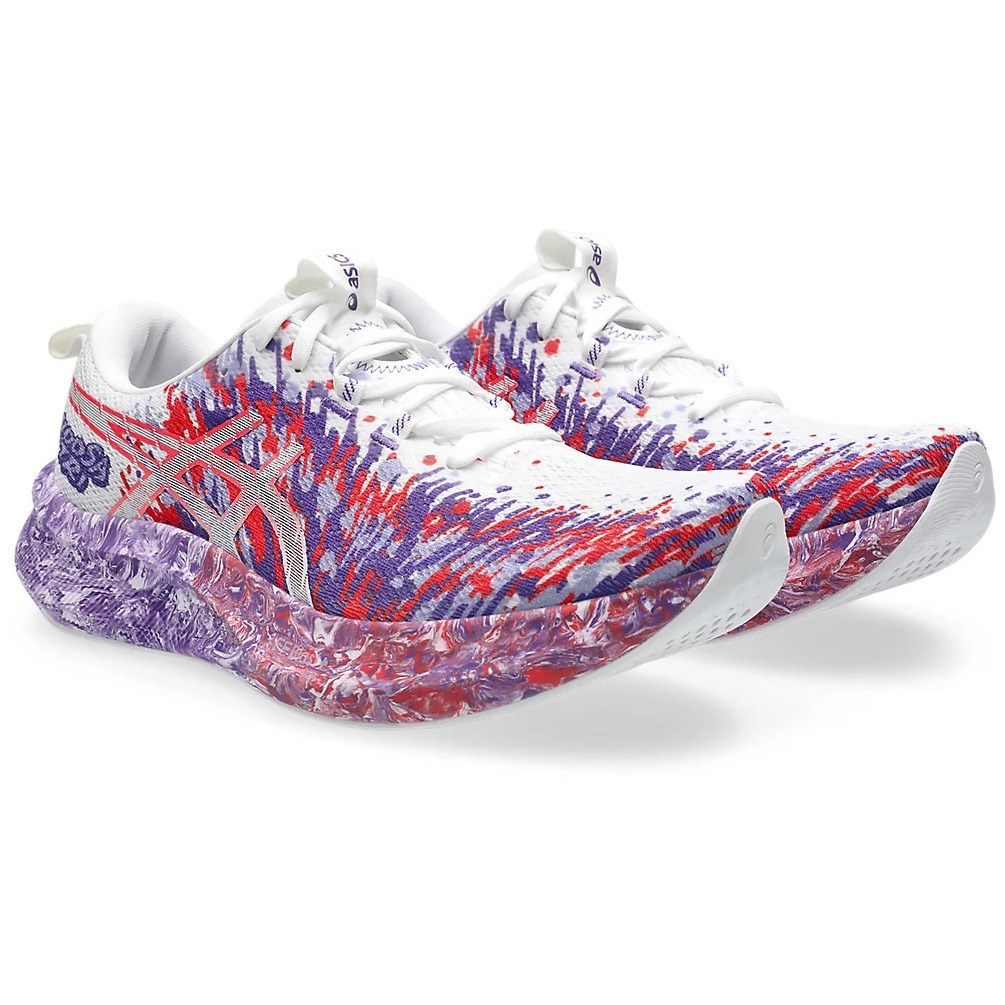 Asics Gel Noosa Tri 16 - Mens Running Shoes - White/Edo Purple