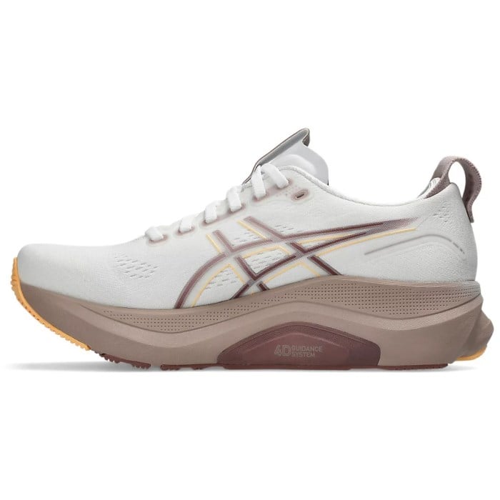 Asics Gel Kayano 32 - Womens Running Shoes - White/Orange Glow
