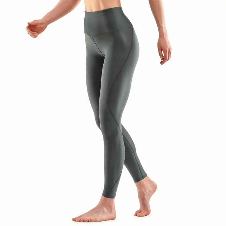 Skins Series-3 Travel and Recovery Womens Compression Long Tights - Charcoal